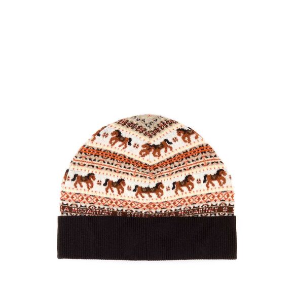 Stella Mccartney Women Embroidered Wool Beanie Hat - Picture 2 of 2